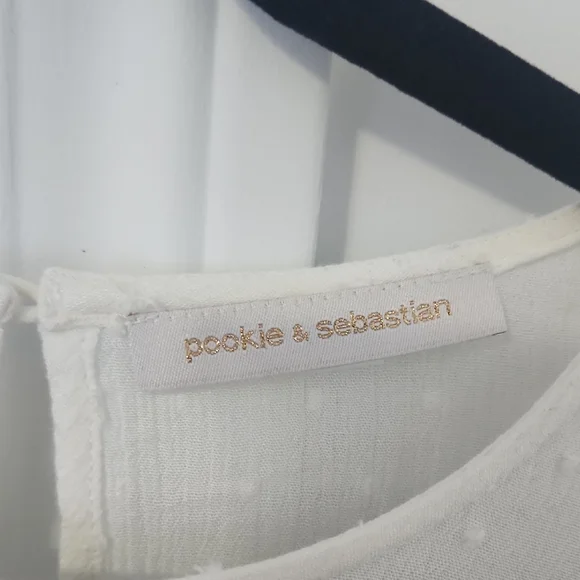 Pookie & Sebastian Ruffle Blouse Top - Picture 3 of 8